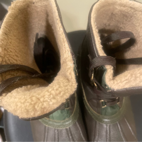 PsyBeria Dry goods Men's Boots Size 7 Green Brown Stash Pocket - Picture 10 of 10